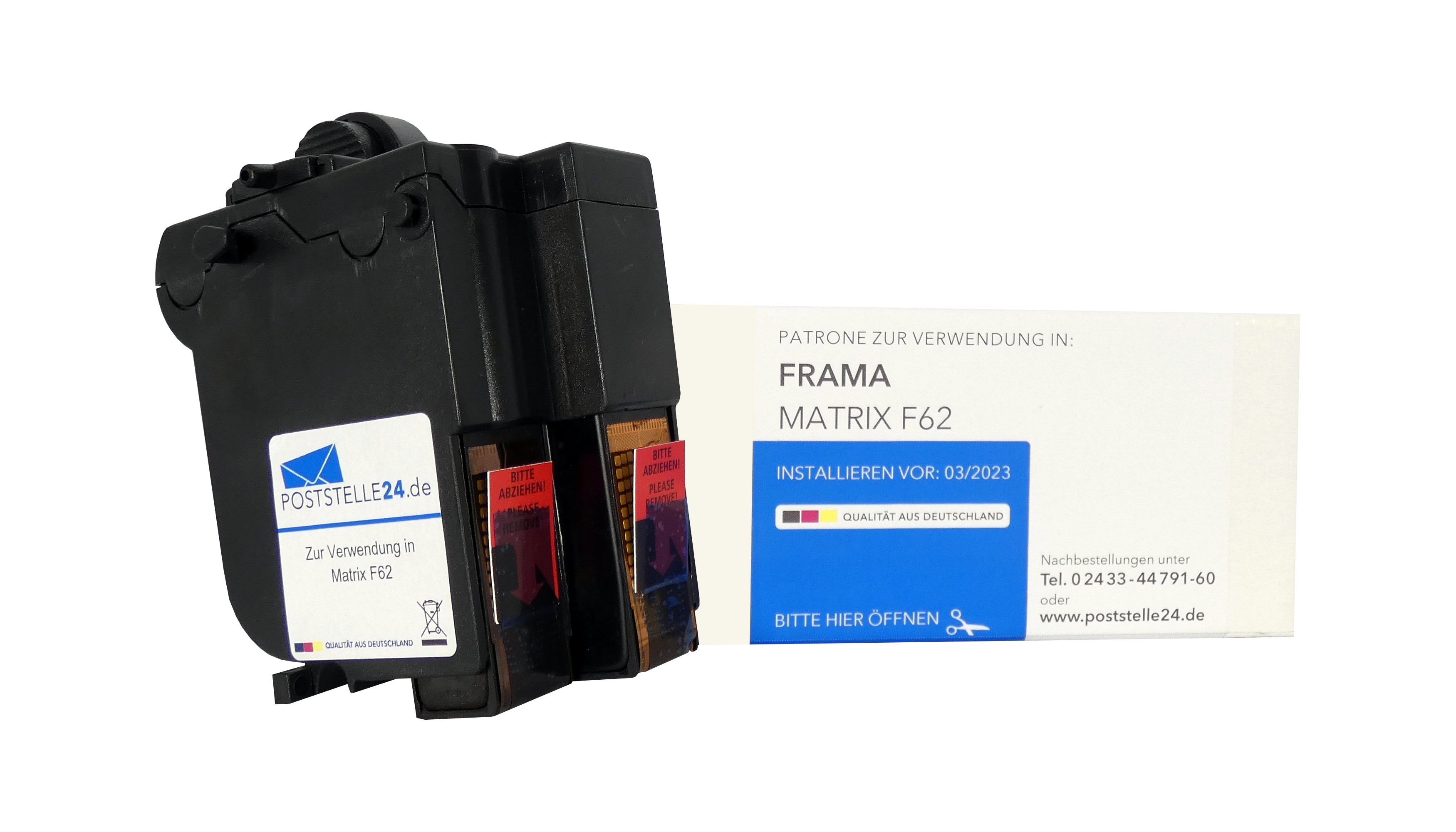remanufactured cartridge for use in Frama Matrix F62
