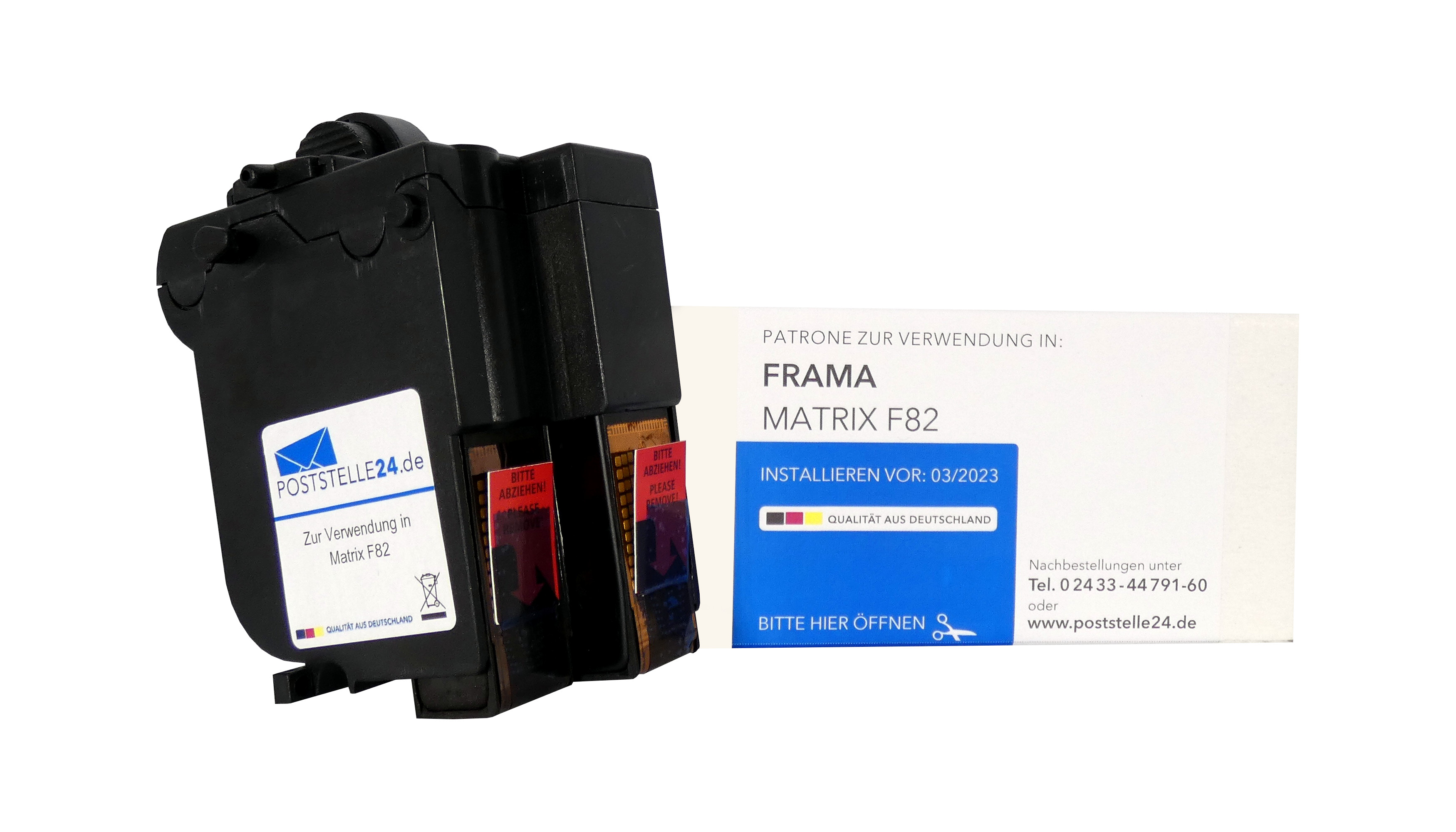 remanufactured cartridge for use in Frama Matrix F82