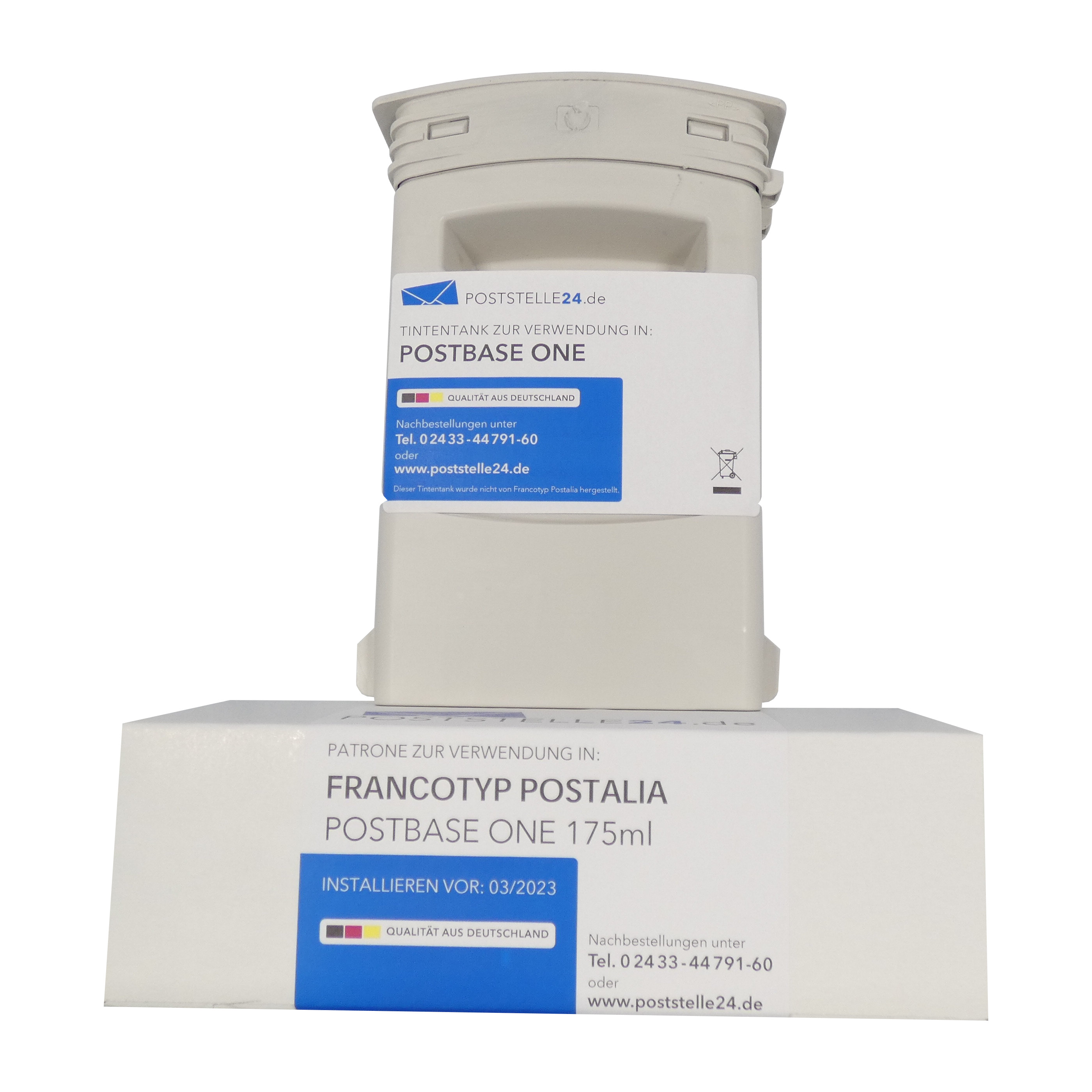 remanufactured cartridge for use in Postbase One - medium