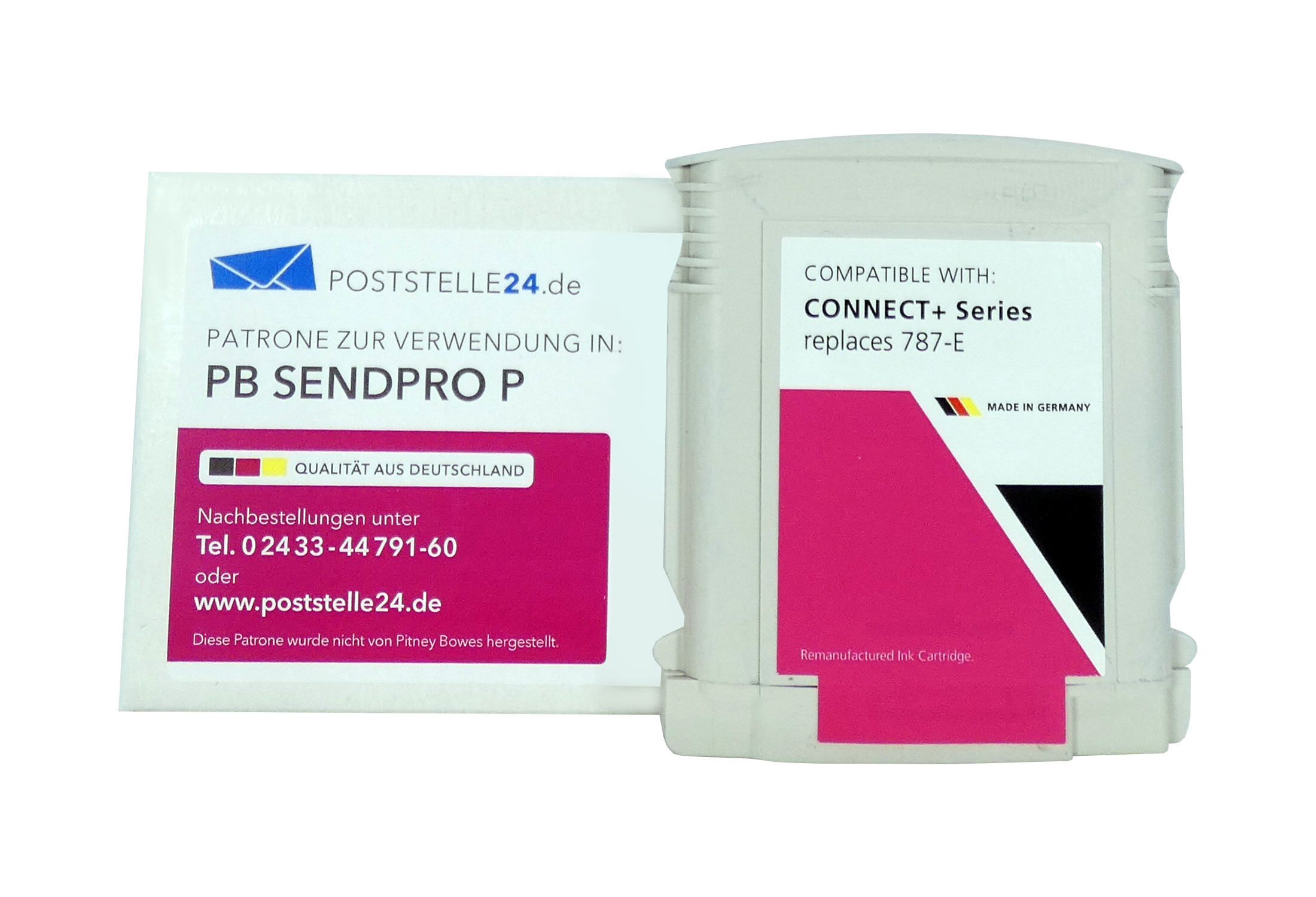 remanufactured cartridge for use in Connect+ | SendPro P - magenta