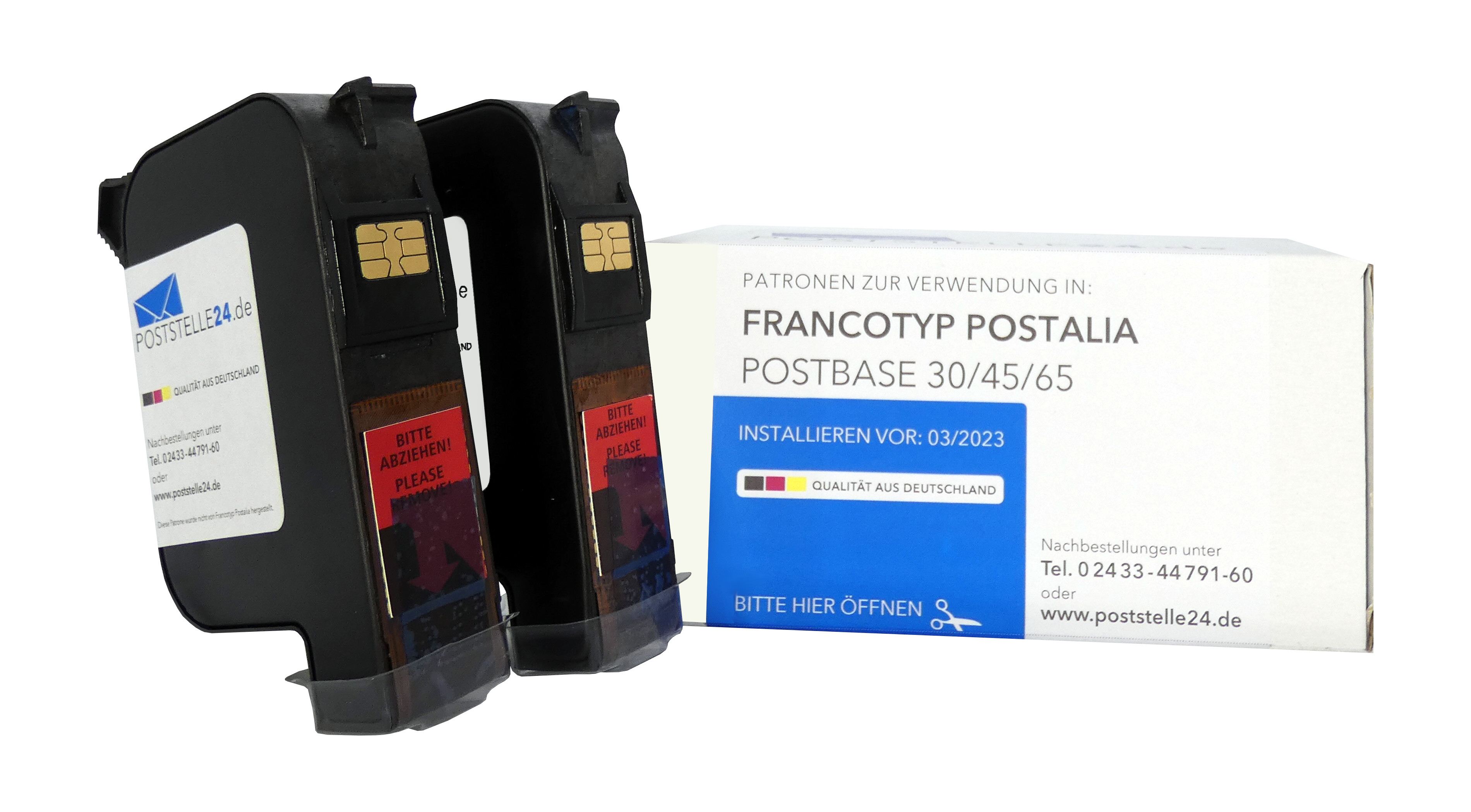 remanufactured cartridge-set for use in Postbase 30 | 45 | 65 | 85 - XL