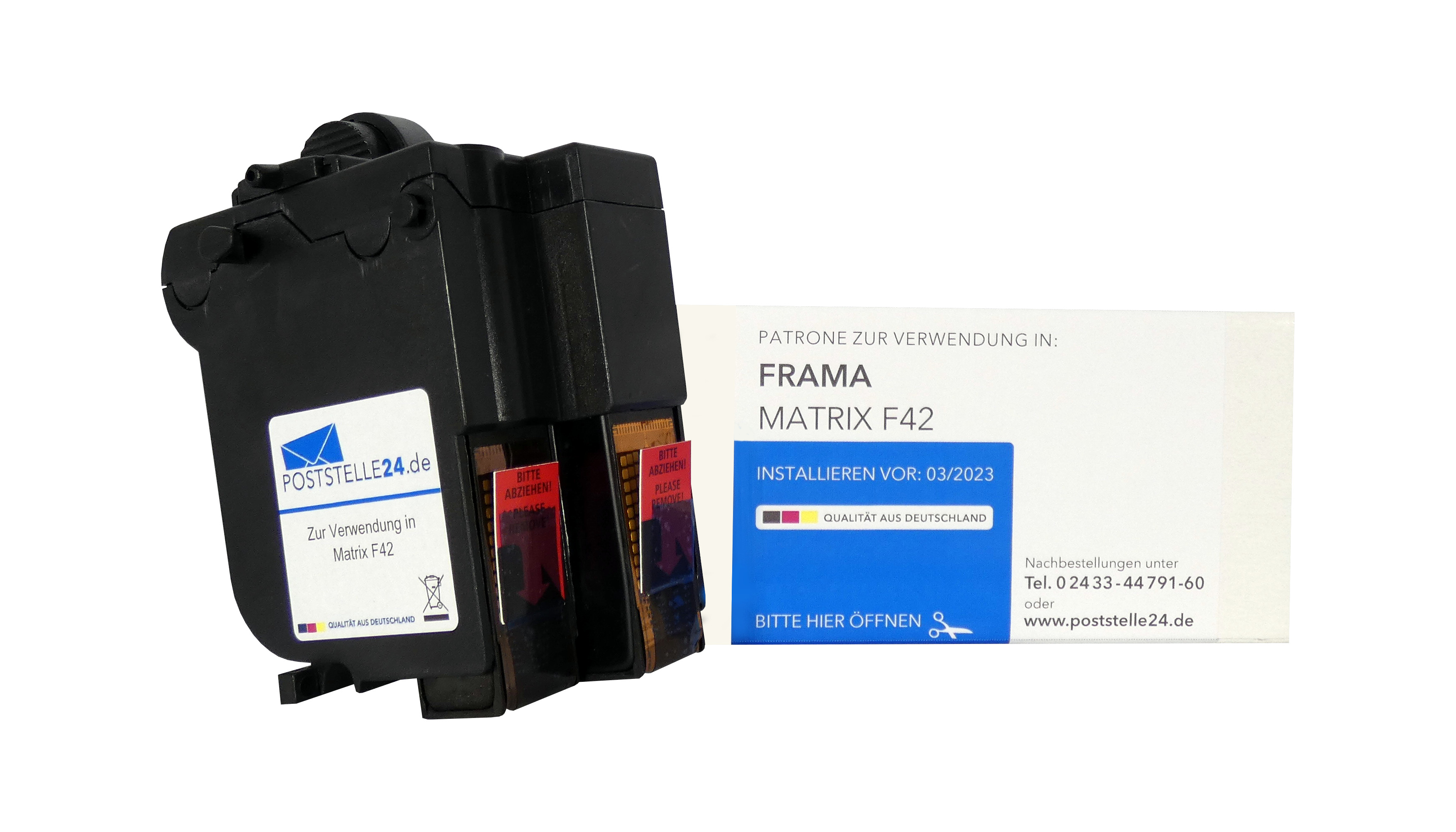 remanufactured cartridge for use in Frama Matrix F42